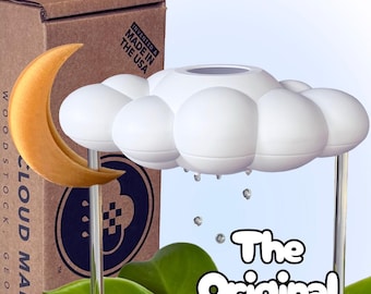 Nube de lluvia original para plantas con dije de luna