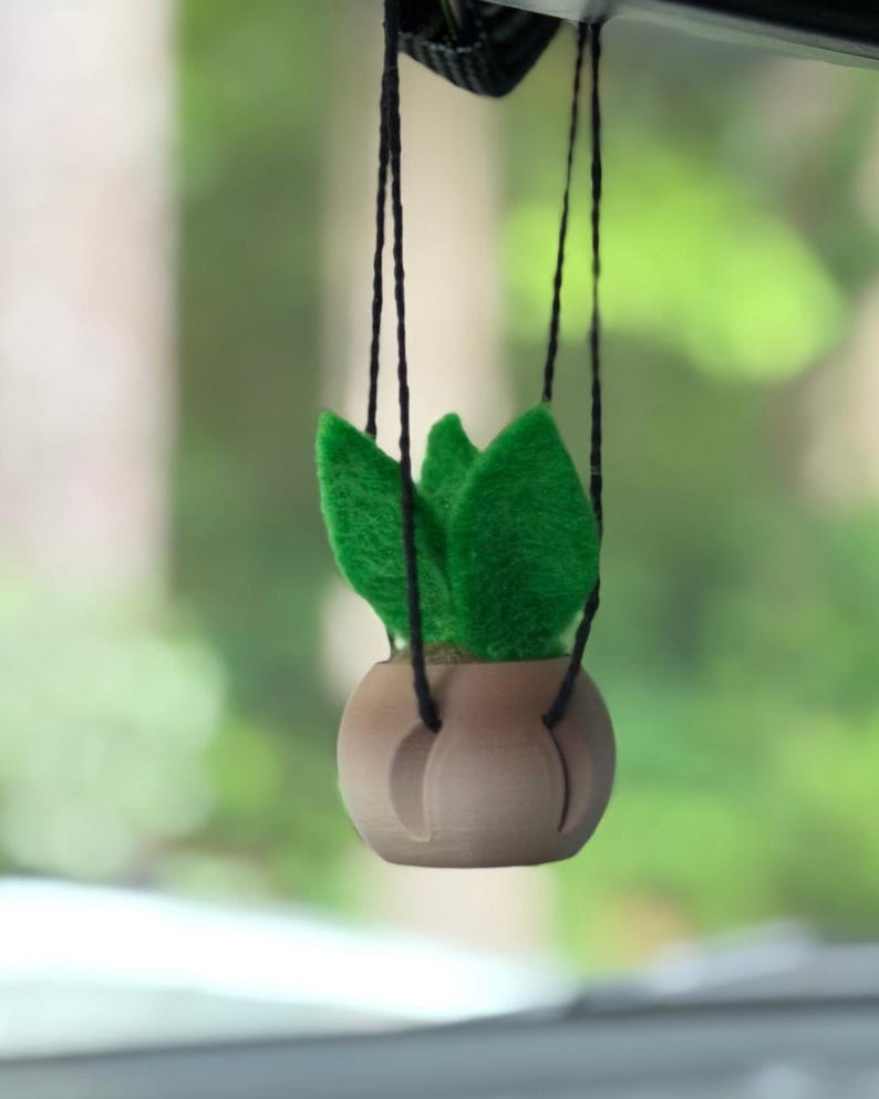 Sky Drops Hanging Diffuser – Wool Felt Air Freshener, New Plant Smell image 10