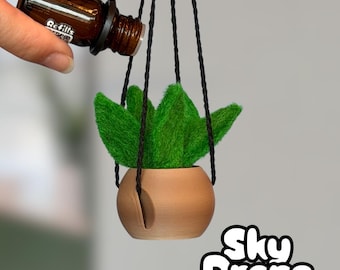 Sky Drops hängender Diffusor - Wollfilz-Lufterfrischer, New Plant Smell
