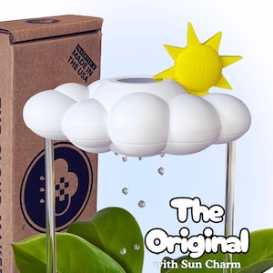 Original Dripping Rain Cloud for Plants with Sun Charm