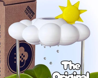 Original Dripping Rain Cloud for Plants with Sun Charm