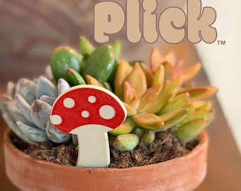 Pilz Plick 3D gedruckte Pflanzendekoration