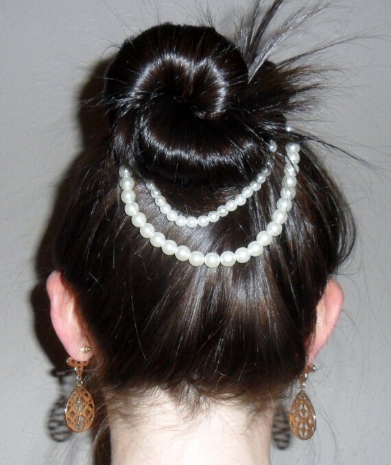 Rosalie Bun Accessory Wedding Hair Accessory Wedding Hair Etsy