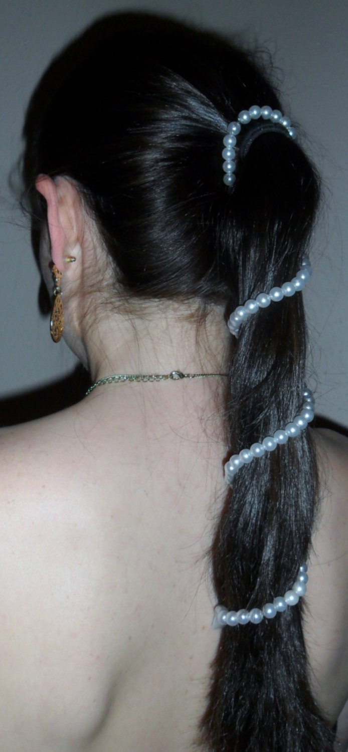 Aria Ponytail Wrap Wedding Hair Pieces Wedding Hair Etsy