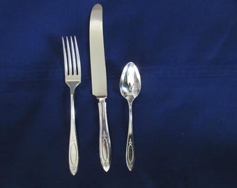 29 Pcs Service/6 ONEIDA Community Silverplate Silverware/flatware Turn ...