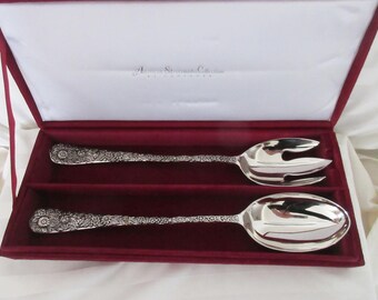 American Godinger Silver Treasures Cased Set of 4 Signed 5.5 in