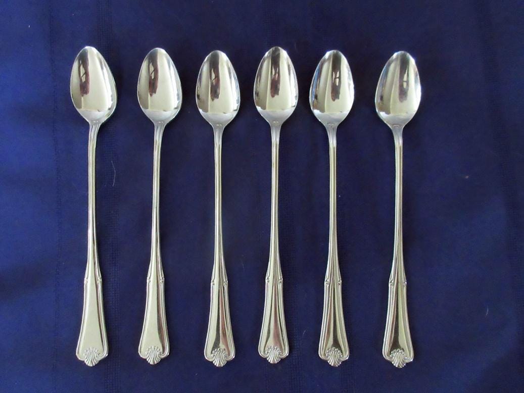 Towle Stainless Ice Tea Spoons - Etsy