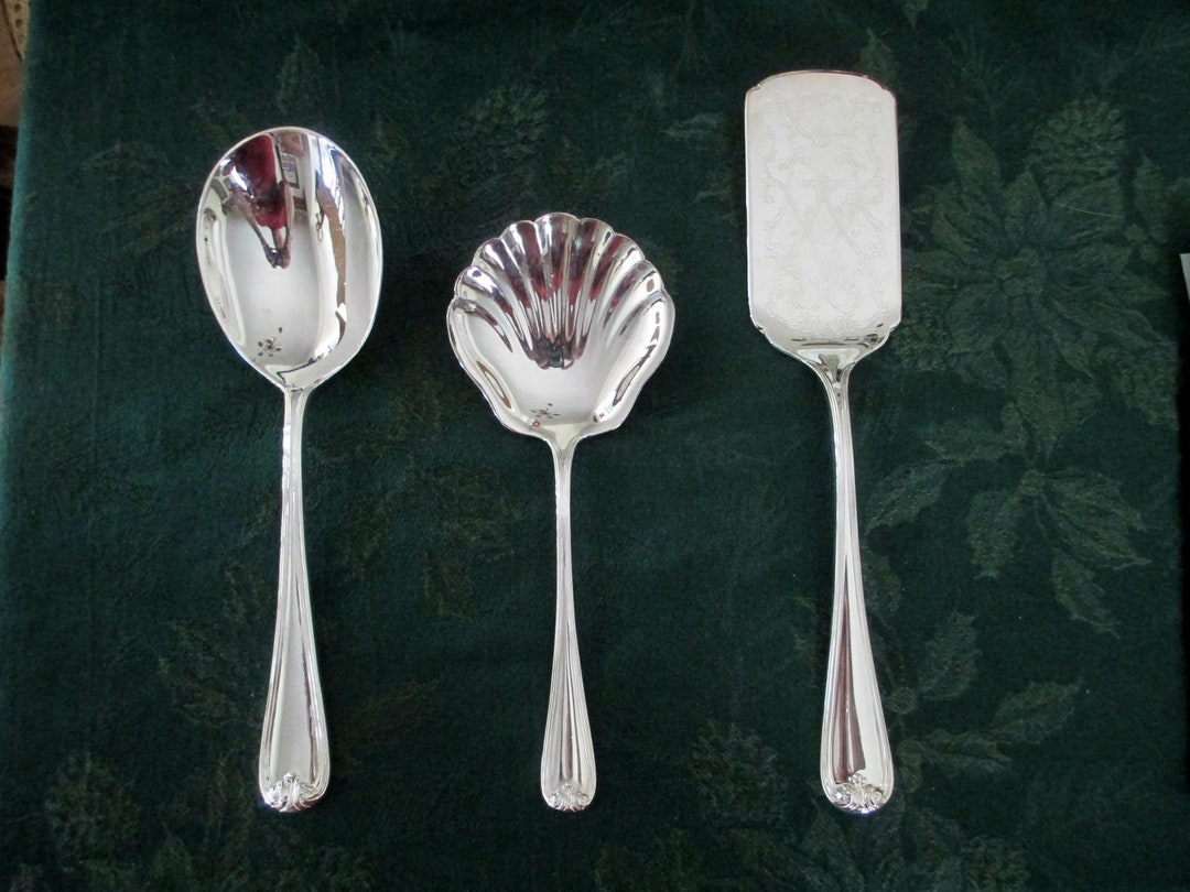 3 Silverplate SERVING Pcs Spoons Lasagna Server From GORHAM Etsy