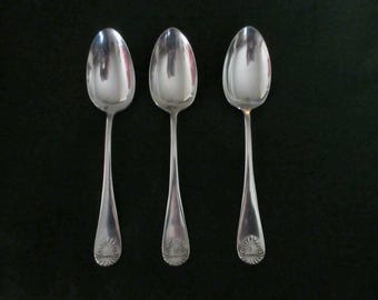 アンティーク 1870 年代 シルバープレート サービング/L スープ