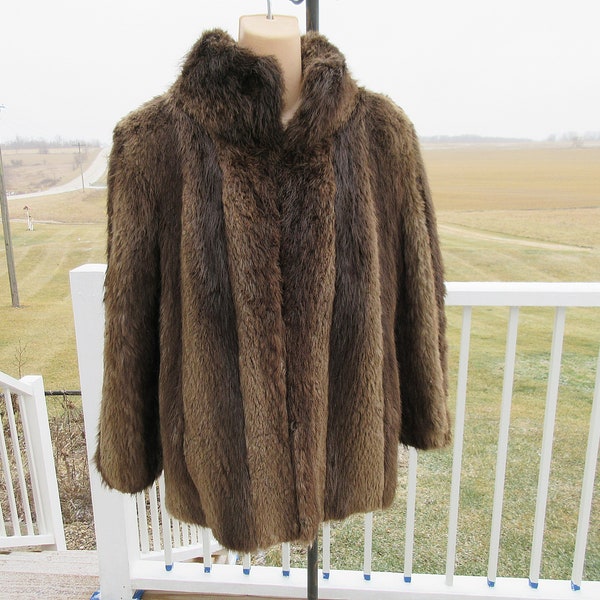 Beaver Fur Coat Etsy