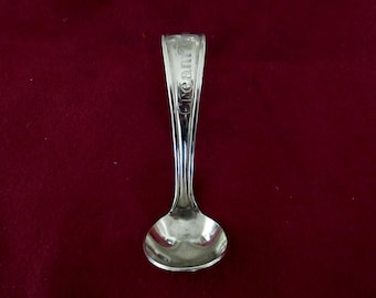 Musat See unieke metalen/tinnen antieke CRME melkfleslepel met afgerond handvat uit de jaren 1920 als nieuwstaat!!