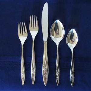 74 Pcs Mid-century Modern Silverplate Service 12 From ONEIDA