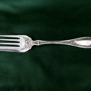 Antique Silverplate Serving FORK From 1835 WALLACE in BLOSSOM