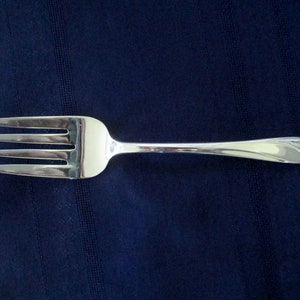 Lg verzilverd vlees SERVEERVORK 1847 Rogers International Flatware Zilverwerk NARCIS patroon reliëf bloempunt van handvat gepolijst!
