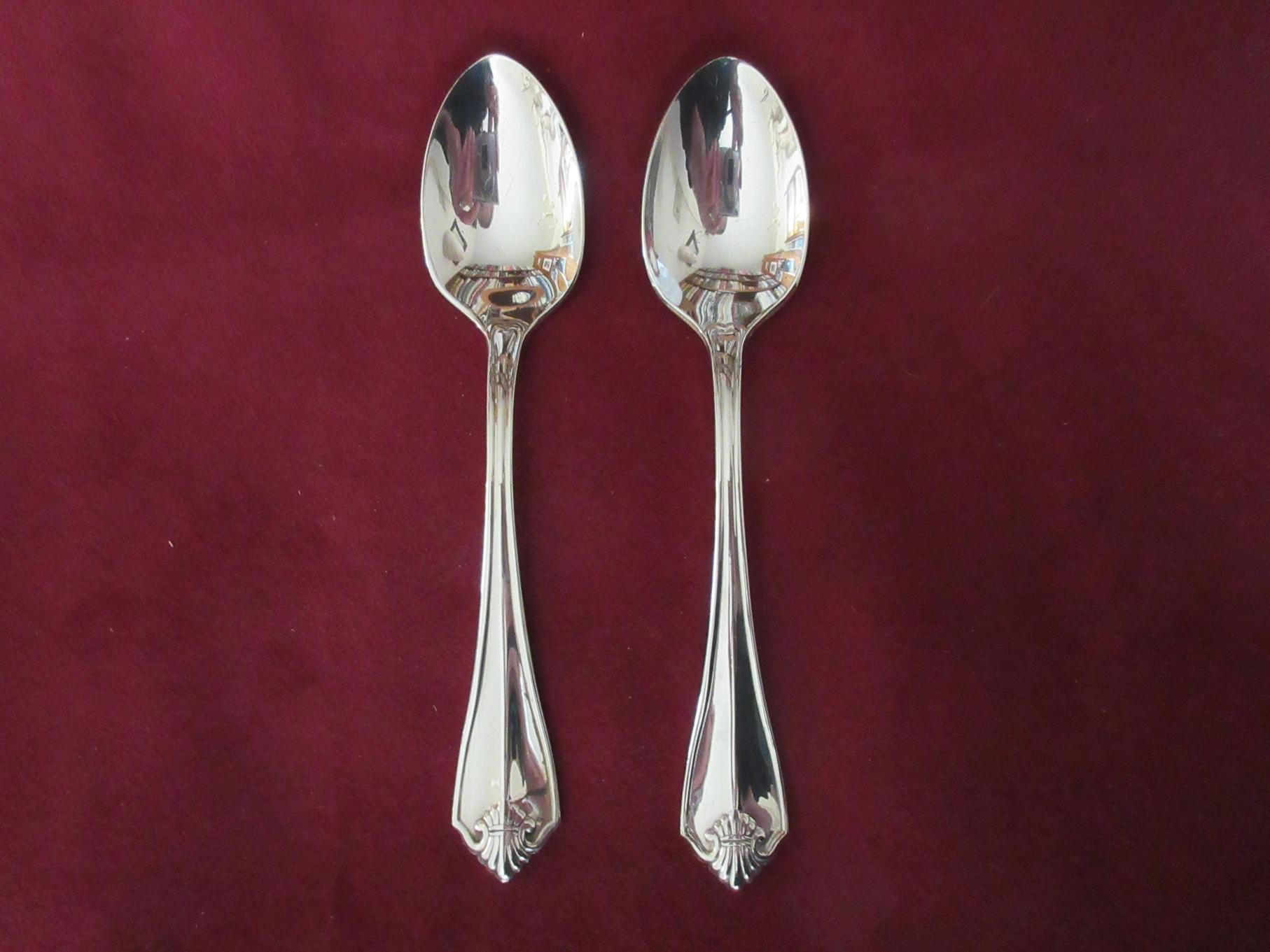 1881 Rogers Stainless Oneida Ltd Our Rose Juego De 8 Cucharillas