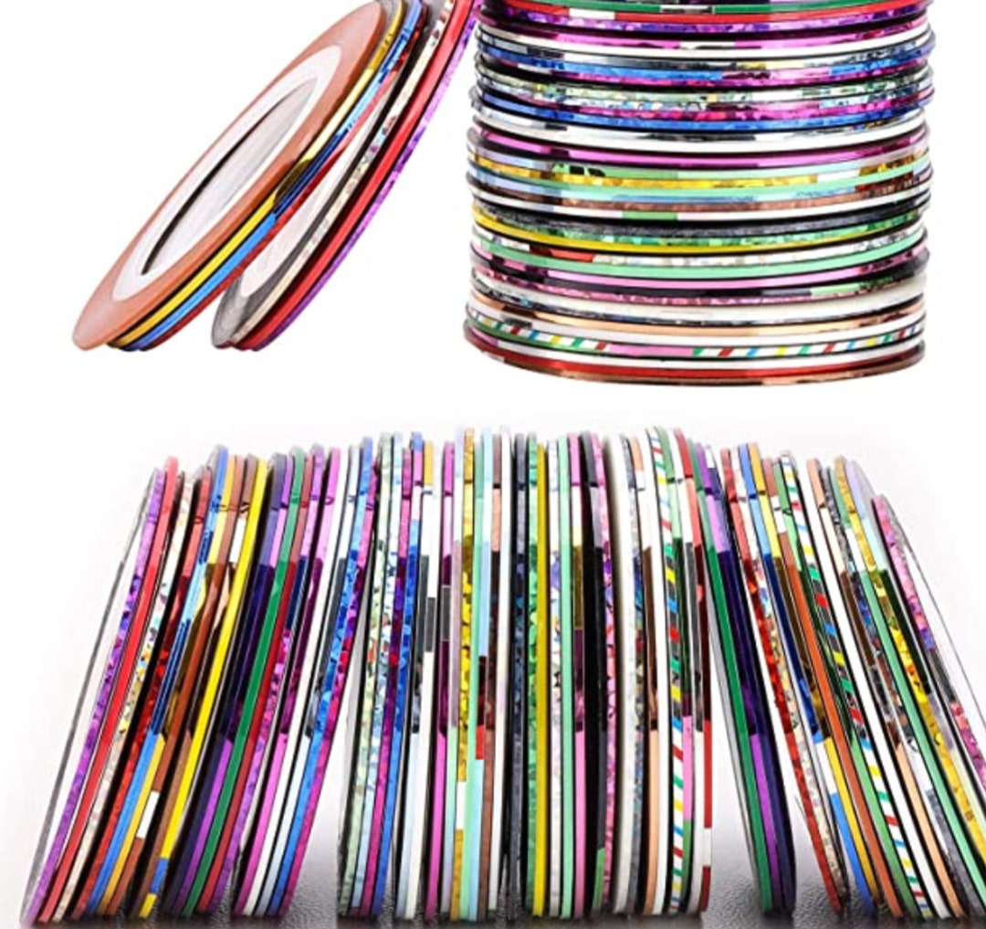 10 Random Nail Tapes Etsy