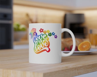 LOVE is LOVE ceramic mug 11oz