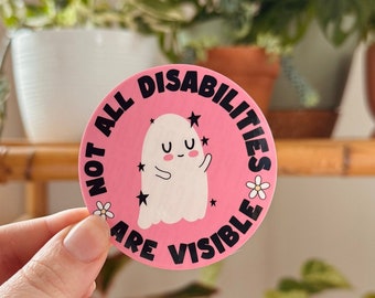 Invisible Disability Awareness Sticker: Chronic Illness Support Decal