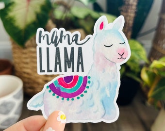 Mama Llama Sticker, Llama Sticker, Gift for Mom, Llama Lovers