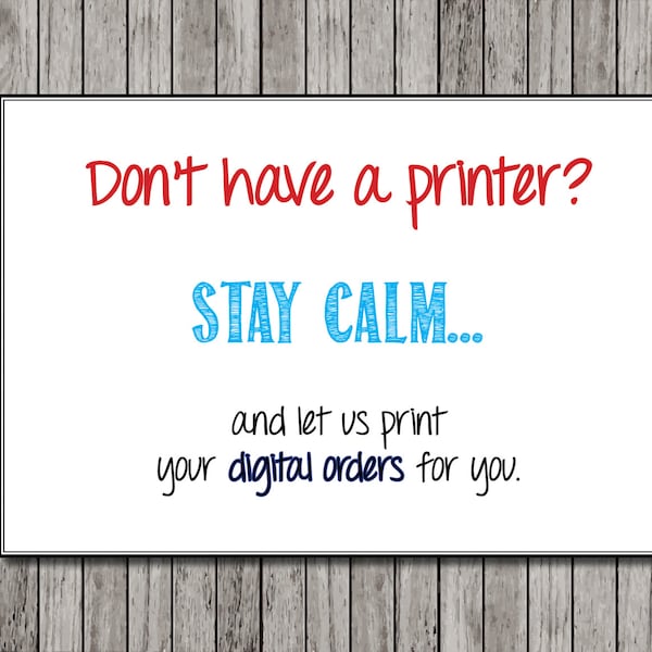 Custom Printing - Print your design or ours - Custom design printing- Let us Print your Orders for You