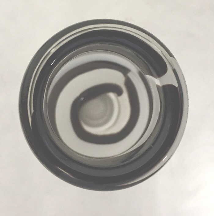 Black and White Blown Glass Vase Wide Stripes Perfect Etsy