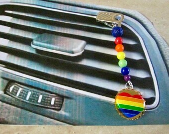 Car Air Freshener Vent Clip Pride Heart,Diffuser Clip On, Car Accessories,Essential oils,Election,Political