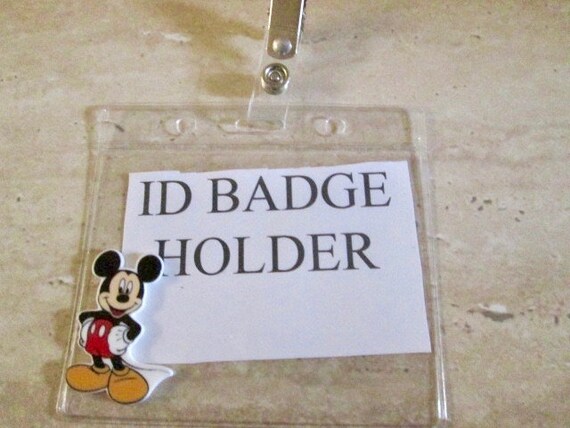 Lanyard Mickey Mouse ID Badge Retractable Reel,card Holder,pediatric,  Nurse, Teacher,icu,office,medical,er,nicu 