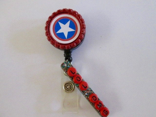 Id Badge Reels Captain America 