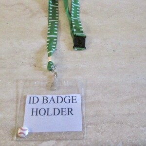 Breakaway Lanyard ID Badge Holder,Baseball,Pediatric, Nurse, Teacher,ICU,Hospital,Medical,Sports,Coach,Office,ER