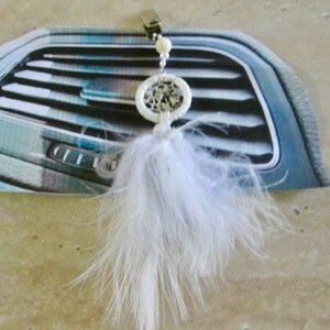 CarAir Freshener Vent Clip Lucky Dreamcatcher Diffuser Clip On, Car Accessories,Essential oils,Bride, Groom,Wedding,Gift