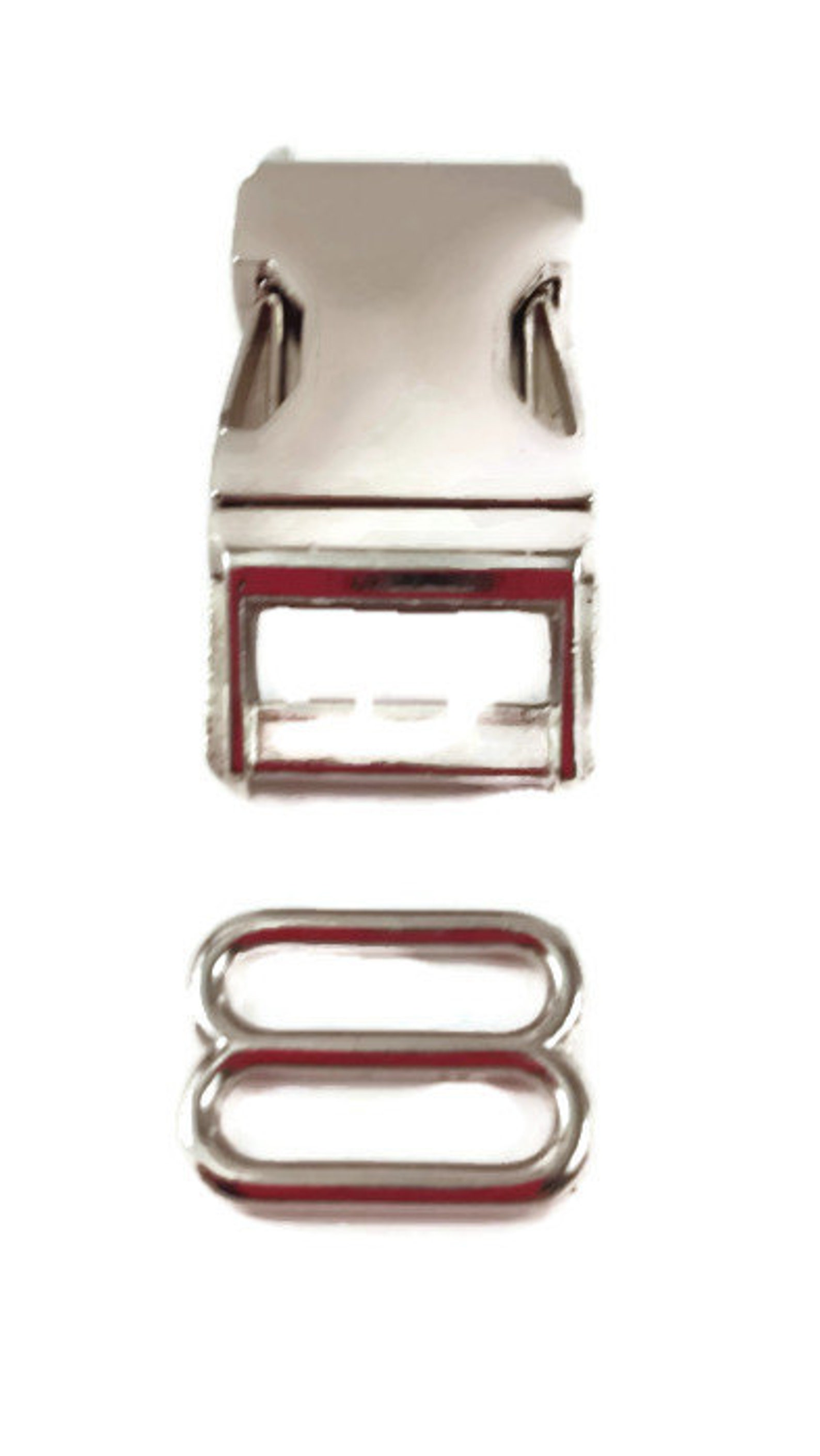 Dog Collar Buckle and Slide Upgrade Nickel Size Large Handmade Etsy