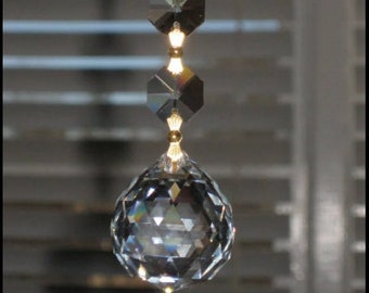 30mm Crystal Ball Prism Pendant for Chandelier, Lamp or Wedding  REAL CRYSTAL - AAA Quality