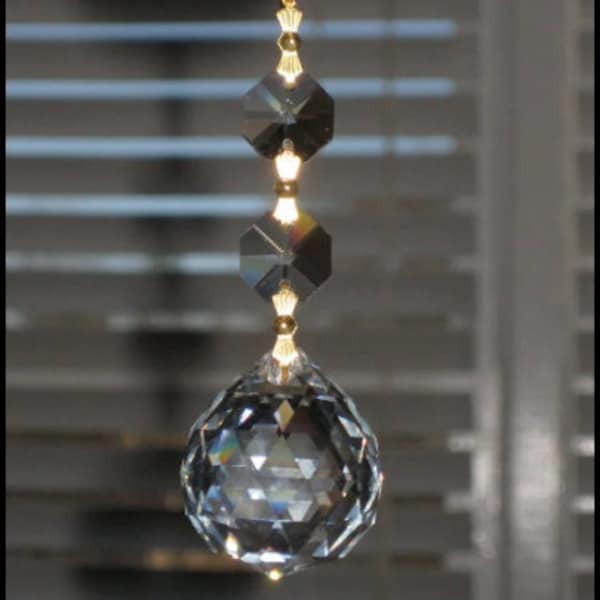 30mm Crystal Ball Prism Pendant for Chandelier, Lamp or Wedding  REAL CRYSTAL - AAA Quality