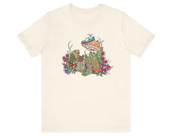 Frosch & Kröte | Unisex-Kurzarm-T-Shirt aus Jersey