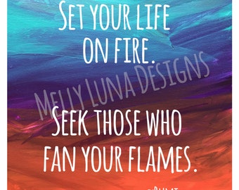 Rumi Inspirational Message | Fire and Ice