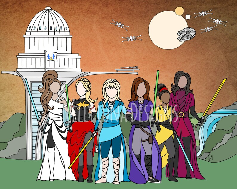 The Women of Inauguration Day 2021 Capitol Jedis
