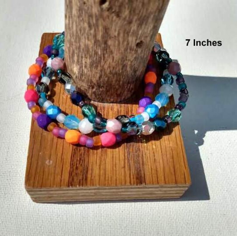 RTS Beaded Stretch Bracelets, 5.5 Inches & 7 Inches Stretch Bracelets, Bracelets For Girls, Bracelets For Her, Mother Daughter Gifts, U Pick image 6