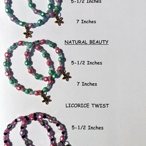 RTS Beaded Stretch Bracelets, 5.5 Inches & 7 Inches Stretch Bracelets, Bracelets For Girls, Bracelets For Her, Mother Daughter Gifts, U Pick image 2
