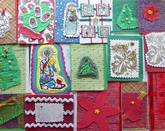Cartes de voeux de Noël faites main : cartes de correspondance personnalisées pour les fêtes