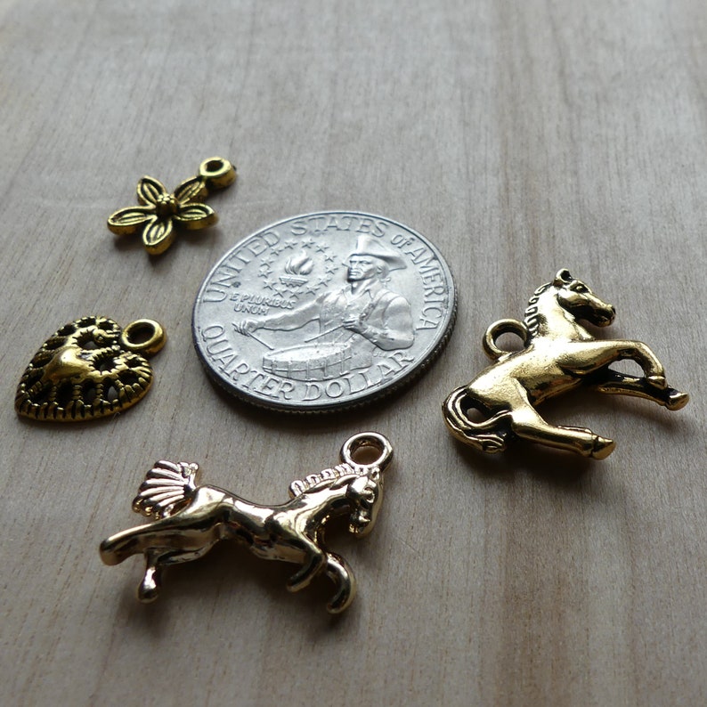 KeychainEarringsBraceletAnklet Charms Gifts Add On Gold Charms Jewelry Gifts RTS Custom Gold Add On Charms F-S Candid Charms Gifts