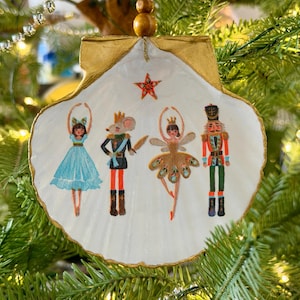 The Nutcracker Suite Handmade Seashell Ornament