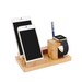 Smartphone Wooden Charging Station Cell Phone Dock - Christmas Gift Father Dad Boyfriend - Charging Dock - iPhone Charging Station 