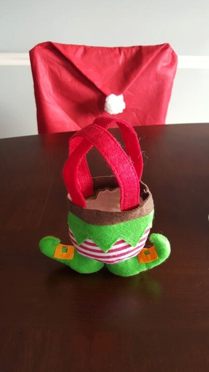 MSQ 6PCS Christmas Decorations Gift Bags Candy Bags