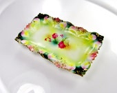 Hold For Clint Antique Vanity Dish Porcelain Authentic RS Prussia Red Mark c800's Display Dish Collectible Item 1018