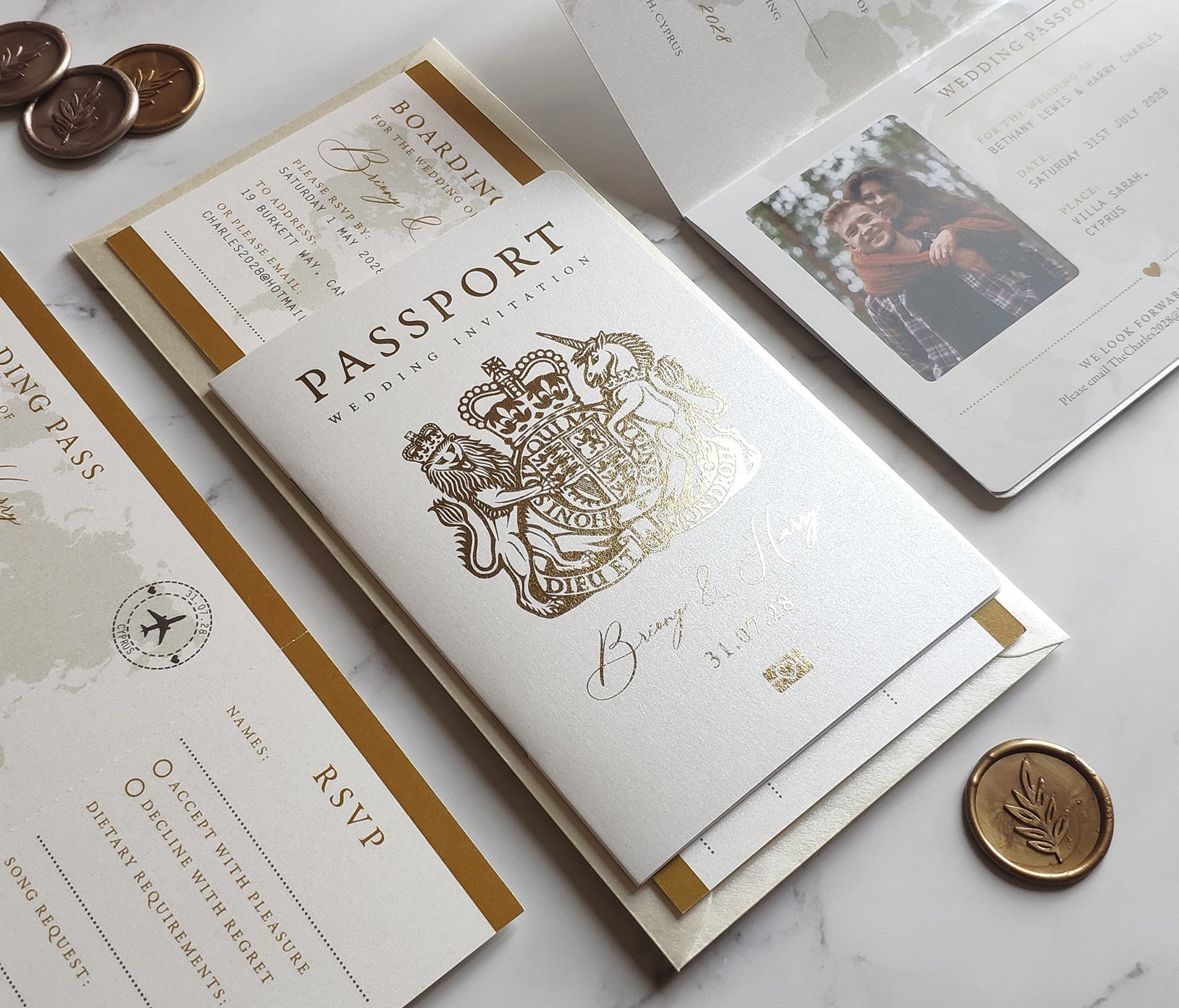 Free Printable Passport Invitations