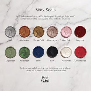 Wax Seal Save the Date, Sage Green Envelope, Luxury Textured Card image 7