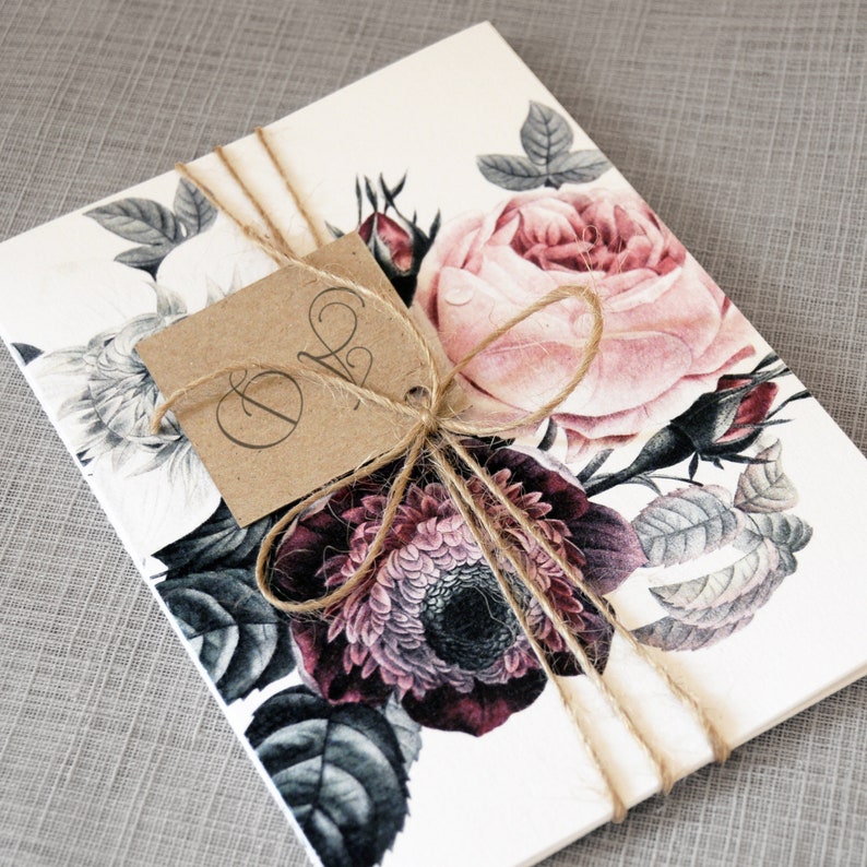 Bloom Concertina Wedding Invitation Trifold Wedding Etsy UK