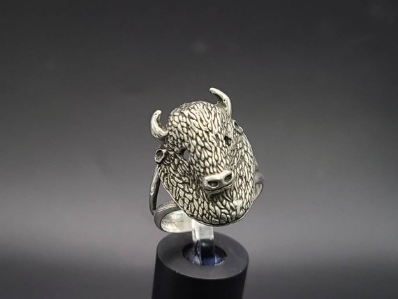 Buffalo head ring sale