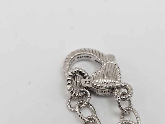 Love Knot Necklace, 925 Silver, Designer Judith R… - image 4