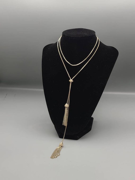 Double Tassel 925 Silver Adjustable Box 